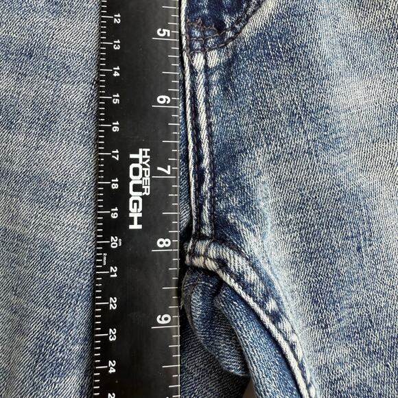 Just Tuff Jeans Women’s Size W27 L 33 Blue Cowgirl Tuff Co Flare - Picture 7 of 10